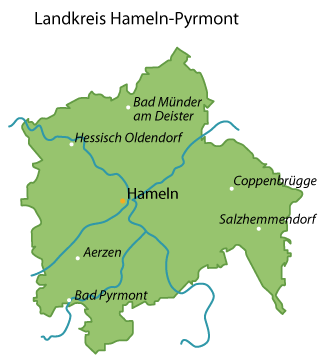 Hameln-Pyrmont Karte