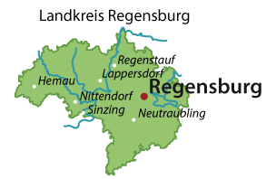 Regensburg (Landkreis) Karte