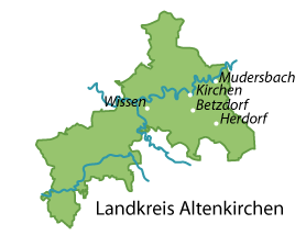 Altenkirchen (Landkreis) Karte